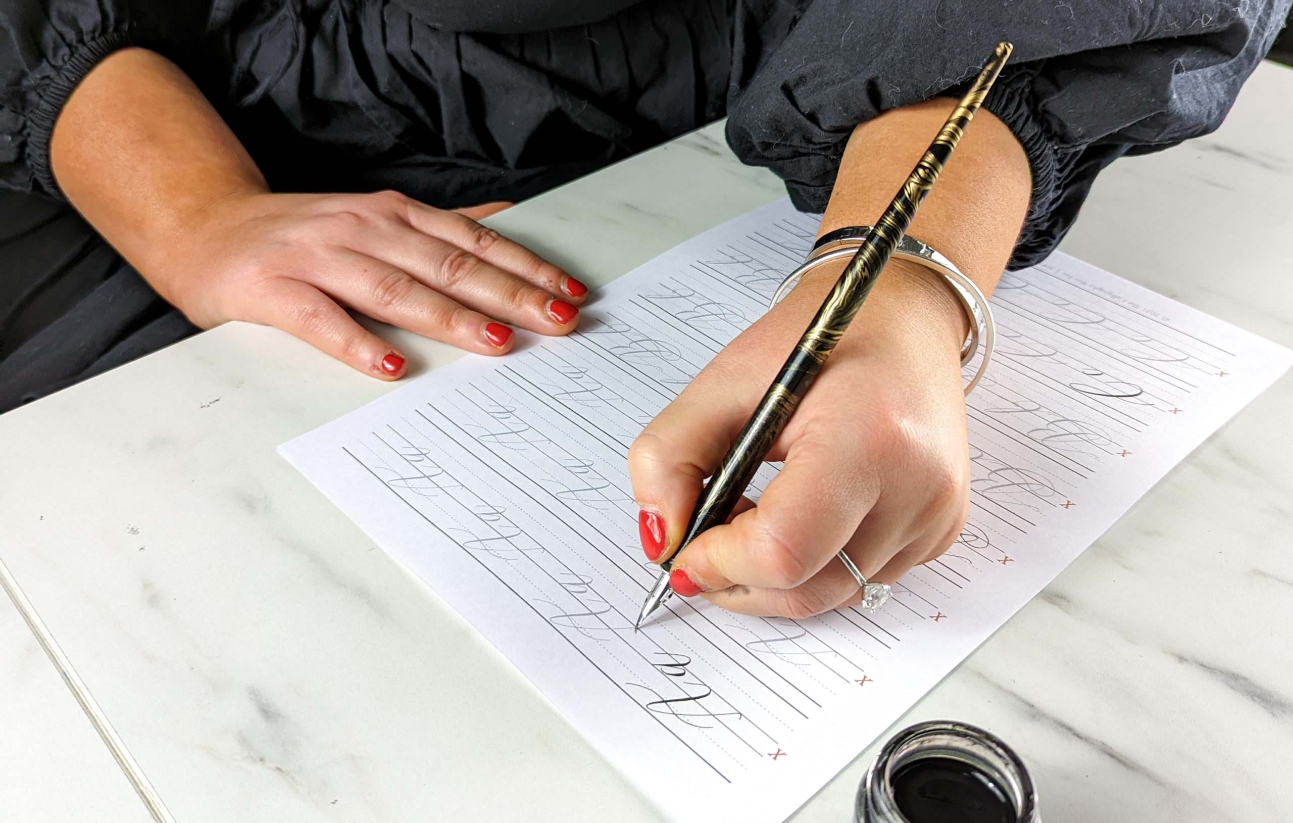 Yes Lefties Can Write Calligraphy Too Thecalligraphybox